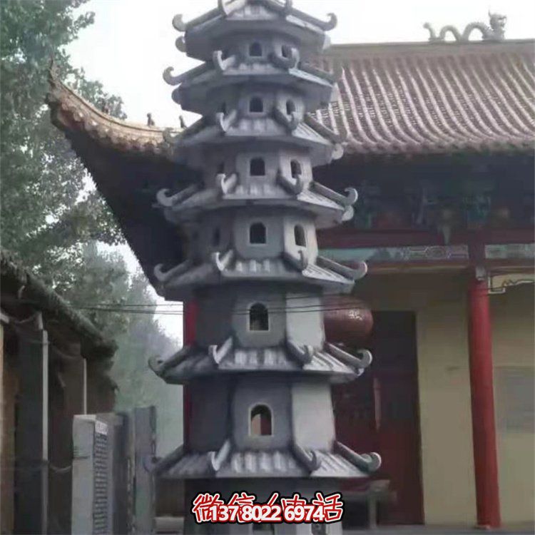 大理石石雕佛塔雕塑，傳承古老文明