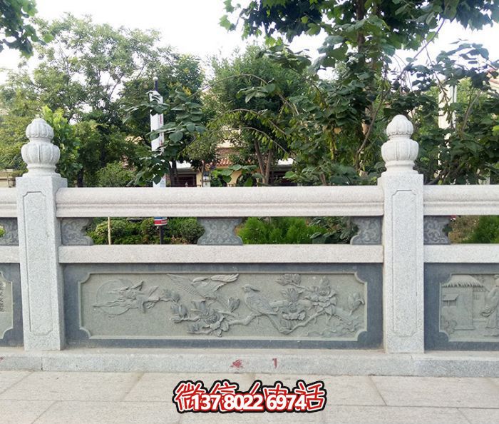 精美石欄系列，搭配園林花園，提升圍欄美感