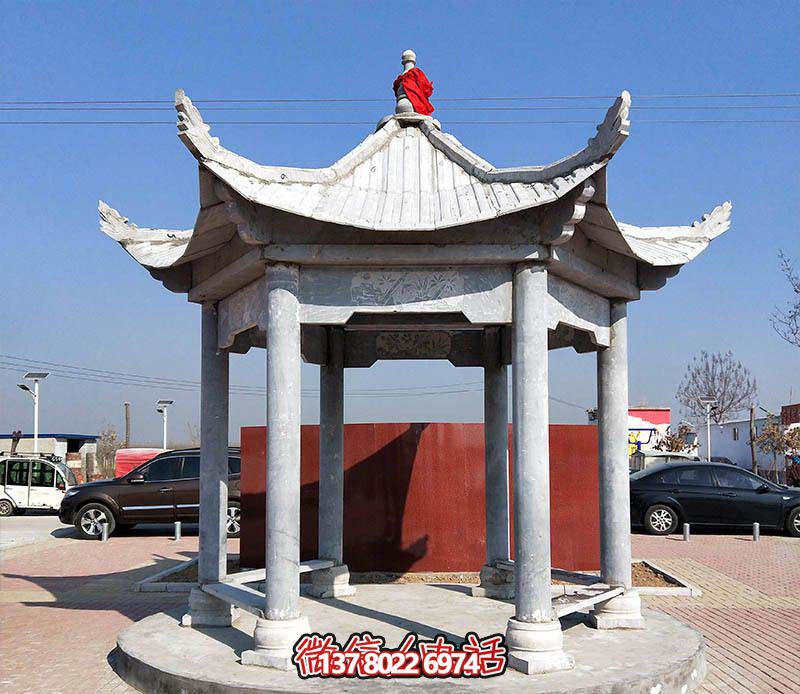精致大理石涼亭，點(diǎn)綴完美小區(qū)廣場(chǎng)